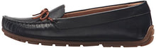Load image into Gallery viewer, Clarks Women's Dameo Swing Driving Style Loafer, Navy Leather, 7.5 Medium US
