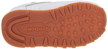 Load image into Gallery viewer, Reebok Boy's Classic Leather Footwear, White/Gum/INT, 3.5

