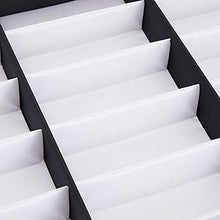 Load image into Gallery viewer, Juvale 18 Slot Sunglasses Storage Case, Glasses Tray, Multiple Eyeglasses Organizer Box (Black, 19 x 15 inches)
