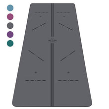 Load image into Gallery viewer, Heathyoga ProGrip Non Slip Yoga Mat with Alignment Lines, Revolutionary Wet-Grip Surface &amp; Eco Friendly Material, Perfect for Hot Yoga and Bikram, 72”X26”
