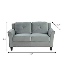 Load image into Gallery viewer, Harper &amp; Bright Designs 3 Pieces Living Room Sets, Living Room Furniture Sofa Set Include Armchair Loveseat Couch
