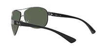 Load image into Gallery viewer, Ray-Ban unisex adult Rb3386 Sunglasses, Gunmetal/Green, 67 mm US
