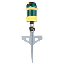 Load image into Gallery viewer, Melnor 65065-AMZ 6 Pattern Turbo Rotary Sprinkler with QuickConnect Product Adapter Set, Green, Yellow, Black
