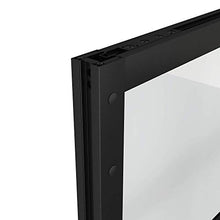 Load image into Gallery viewer, JUBEST DIY Glass Sliding Barn Door, 36in x 84in Modern French Door, Sturdy Clear Tempered Glass Aluminum Frame Sliding Closet Kitchen Door, Pocket Interior Door, Pre-Drilled Holes Easy Assembly
