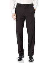 Load image into Gallery viewer, Haggar Men's Cool 18 Pro Straight Fit Flat Front Superflex Waistband Pant, Black, 42Wx30L
