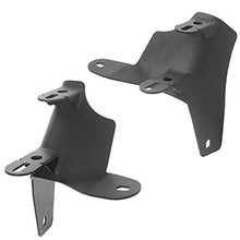Load image into Gallery viewer, Hooke Road Dual A-Pillar Light Mounting Brackets Compatible with Jeep JL Wrangler/Gladiator JT 2018 2019 2020 2021 2022 - Pair (Does not fit • Gladiator Mojave • Model)
