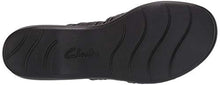 Load image into Gallery viewer, Clarks womens Leisa Faye Sandal, Black Leather, 9.5 US
