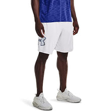 Load image into Gallery viewer, Under Armour mens Tech Graphic Shorts , Halo Gray (017)/Quirky Lime , XX-Large

