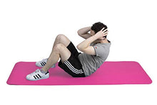 Load image into Gallery viewer, Mind Reader NBRMAT-PNK All Purpose 1/2 Extra Thick Yoga Fitness &amp; Exercise Mats with Carrying Strap, High Density Anti-Tear, Pink
