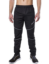 Load image into Gallery viewer, BALEAF Men's Winter Cycling Pants Cold Weather Running Gear Thermal Mountain Bike Apparel Windproof Jogging Black XL
