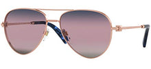 Load image into Gallery viewer, Versace Woman Sunglasses, Bronze-Copper Lenses Metal Frame, 57mm
