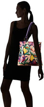 Load image into Gallery viewer, Anna by Anuschka Women's Genuine Leather Large Classic Shopper | Hand Painted Original Artwork | Tropical Toucan, One Size
