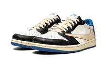 Load image into Gallery viewer, Nike Men's Air Jordan 1 Low OG Sp Travis Scott X Fragment, Sail/Black/Military Blue/Shy P, 7.5
