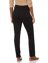 Load image into Gallery viewer, Gloria Vanderbilt womens Amanda Classic High Rise Tapered Jeans, Black, 4P Short US
