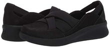 Load image into Gallery viewer, Clarks Women's Sillian 2.0 Star Loafer, Black Synthetic, 090 M US
