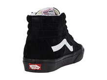Load image into Gallery viewer, Vans Men's Sk8-Hi Unisex Sneakers, (Pig Suede) Black/Black, Size 7
