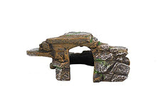 Load image into Gallery viewer, PENN-PLAX Reptology Shale Scape Step Ledge &amp; Cave Hideout – Decorative Resin for Aquariums &amp; Terrariums – Great for Reptiles, Amphibians, and Fish – Medium
