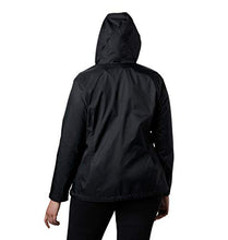 Load image into Gallery viewer, Columbia Women's Switchback III Adjustable Waterproof Rain Jacket, Black, Medium
