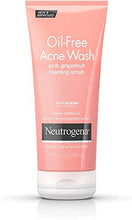 Load image into Gallery viewer, Neutrogena Oil-Free Acne Wash Scrub, Pink Grapefruit, Value Size, 6.7 Ounce
