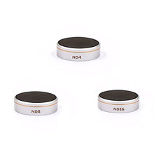 Load image into Gallery viewer, LENSKINS 3 Pack ND4/ND8/ND16 Camera Lens Filter for DJI Phantom 4 Pro/Pro+/Advance, AGC Optics, Weather-Sealed, Multi-Resistant Coated Neutral Density Filter
