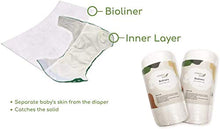 Load image into Gallery viewer, KaWaii Baby Flushable Biodegradable Unscented Bamboo Diaper Liner – 400 Count - Pack of 4
