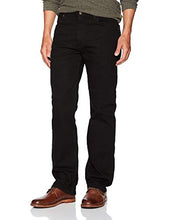 Load image into Gallery viewer, Wrangler Authentics Men's Regular Fit Comfort Flex Waist Jean, Black, 42W x 29L
