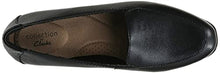 Load image into Gallery viewer, Clarks Women's Juliet Lora Loafer, Black Leather, 100 M US
