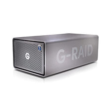Load image into Gallery viewer, SanDisk Professional 36TB G-RAID 2 - Enterprise-Class 2-Bay Desktop Drive, 7200RPM Ultrastar Drive Inside, Thunderbolt 3, USB-C, HDMI Port, Hardware RAID - SDPH62H-036T-NBAAD
