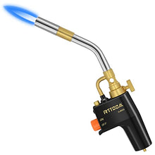 Load image into Gallery viewer, High Intensity Propane Torch Head, GJ-8000 Trigger Start Mapp Gas Torch Map Gas Torch Kit with Self Ignition, Pencil Flame Welding Torch Fuel by MAPP, MAP/PRO, Propane torch Kit（CSA Certified)
