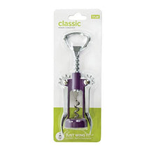 Load image into Gallery viewer, True Soar Purple Winged Corkscrew, Self Centering Worm, Bottle Opener
