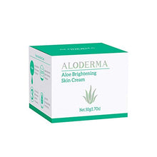 Load image into Gallery viewer, ALODERMA Aloe Brightening Skin Cream with 80% Pure Aloe Refines Skin Texture, Evens Skin Tone, Diminishes Appearance of Fine Lines &amp; Wrinkles, 50g
