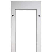 Load image into Gallery viewer, Dragon Pet Door for Vinyl Sliding Glass Doors Double Flap Medium Short (74.75" - 77.75") White
