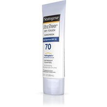 Load image into Gallery viewer, Neutrogena Ultra Sheer Dry-Touch Sunscreen Lotion, Broad Spectrum SPF 70, 3 Fl Oz
