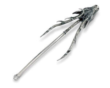 Load image into Gallery viewer, Vagabond House Pewter Elk Candle Snuffer Extinguisher Artisan Designed Handcrafted for Refined Cabin Lodge Mountain Decor Heirloom Quality 10 inch Long
