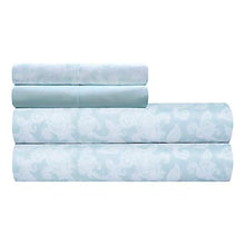 Load image into Gallery viewer, CM Queen Charisma Microfiber 6 Piece Bed Sheet Set (Surat Paisley Pool)
