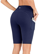 Load image into Gallery viewer, IUGA Workout Shorts for Women with Pockets 8"/5" High Waisted Compression Running Shorts Tummy Control Biker Shorts for Women
