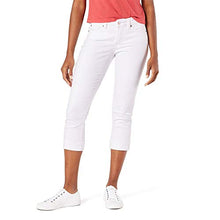 Load image into Gallery viewer, Signature by Levi Strauss &amp; Co. Gold Label Women's Size Mid-Rise Slim Fit Capris (Standard and Plus), White Dove, 16
