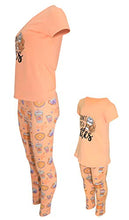 Load image into Gallery viewer, Unique Baby Girls Matching Mommy and Me Lattes Pant Set (14-16, Pumpkin Spice)
