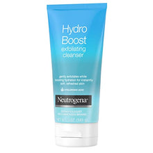 Load image into Gallery viewer, Neutrogena Hydro Boost Gentle Exfoliating Facial Cleanser with Hyaluronic Acid, Non-Comedogenic Oil-, Soap- &amp; Paraben-Free Daily Face Wash, 5 oz (Pack of 3)
