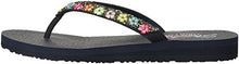 Load image into Gallery viewer, Skechers Cali Women's Meditation-Daisy Delight Flip-Flop,Navy,10 M US
