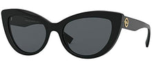 Load image into Gallery viewer, Versace Woman Sunglasses, Black Lenses Acetate Frame, 54mm
