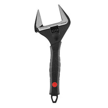 Load image into Gallery viewer, Lichamp 12-Inch Wide Jaw Adjustable Stubby Wrench with 60 mm Jaw Opening for Plumbing Automotive and Industry, Black
