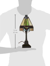Load image into Gallery viewer, Fine Art Lighting T614 84 Glass Cuts Mini Tiffany Table Lamp, 6 x 12
