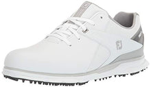Load image into Gallery viewer, FootJoy Men's Pro/SL Golf Shoes, White/Grey, 10.5 M US

