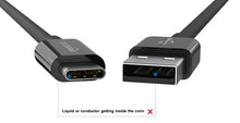 Load image into Gallery viewer, Amazon Basics USB Type-C to USB-A 2.0 Male Charger Cable, 9 Feet (2.7 Meters), Black
