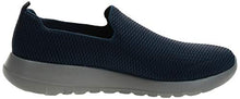 Load image into Gallery viewer, Skechers mens Go Walk Max-athletic Air Mesh Slip on Walking Shoe Sneaker, Navy/Gray, 10 X-Wide US
