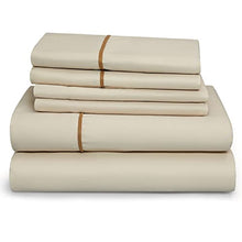 Load image into Gallery viewer, Bedsure Twin Size Sheets Set 4 PC - Deep Pocket Bed Sheets Twin Soft Brushed Microfiber, 1800 Hotel Luxury Bed Sheets Set, Wrinkle and Fade Resistant, Beige
