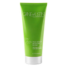 Load image into Gallery viewer, CANE + AUSTIN Face + Body Glycolic Acid Scrub Treatment, Exfoliating Cleanser with AHA to Hydrate, Smooth &amp; Clarify Skin, For use on Combination and Oily Skin, 6.7 fluid ounce
