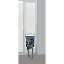 Load image into Gallery viewer, Ideal Pet Products 96PATSLW 96" Fast Fit Aluminum Pet Patio Door, Super Large
