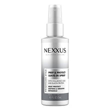 Load image into Gallery viewer, Nexxus Prep and Protect Leave-In Spray Leave-in Conditioner Spray Weightless Style Detangler Moisturizer, Detangler and Heat Protectant 4.1 oz
